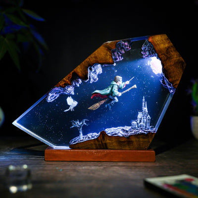 Hedwig Harry Potter Resin Lamp