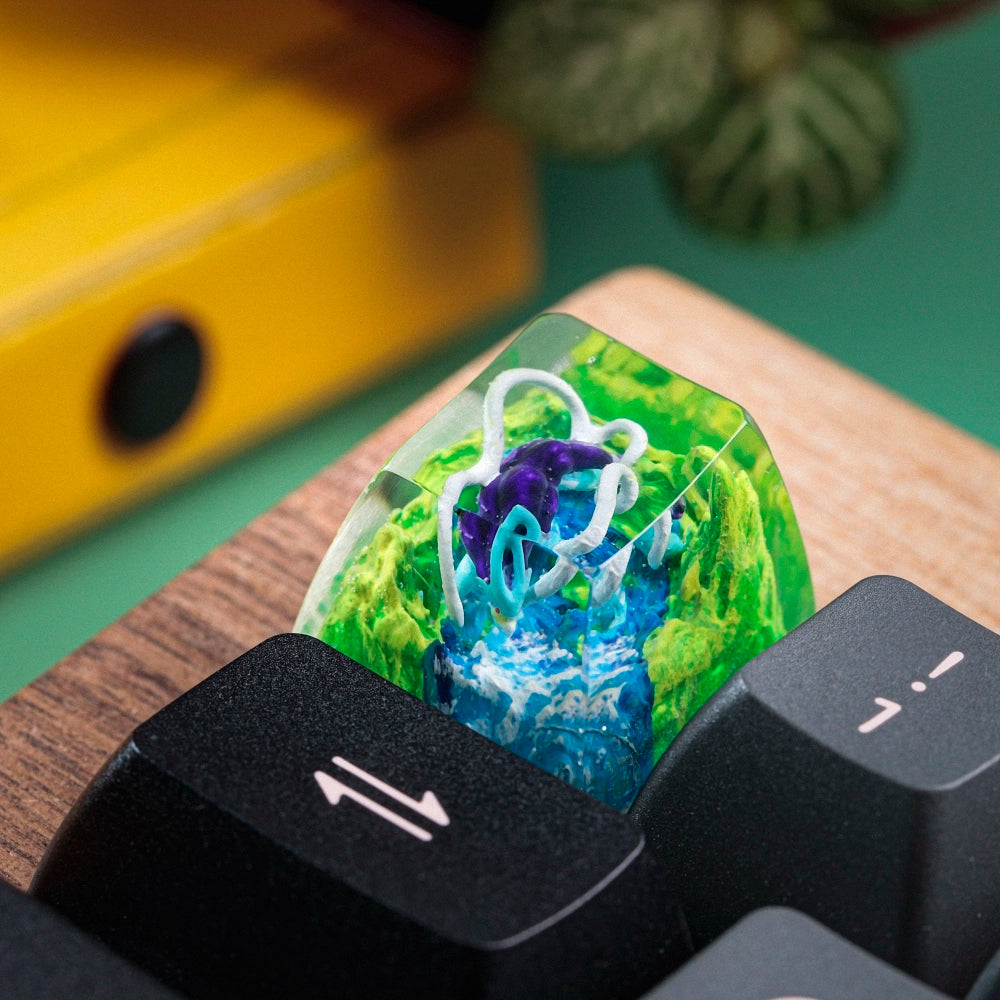 Pokemon - Suicune Artisan Keycap  8