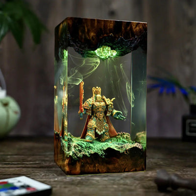 Emperor of The Mankind Warhammer Resin Lamp