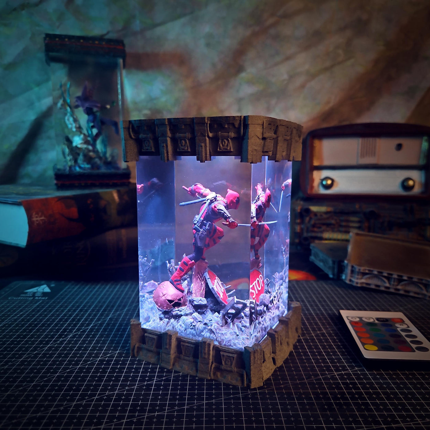 Deadpool Resin Lamp