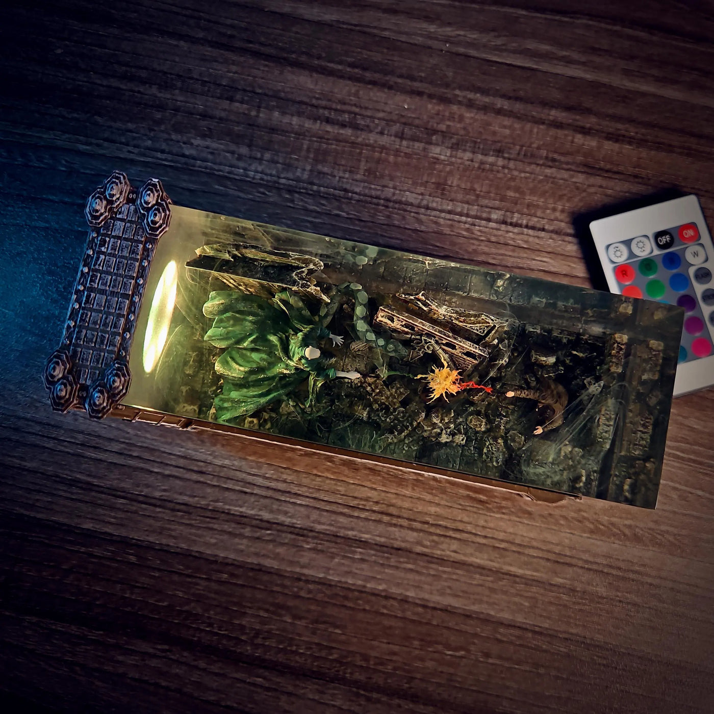 Harry and Voldemort Resin Lamp