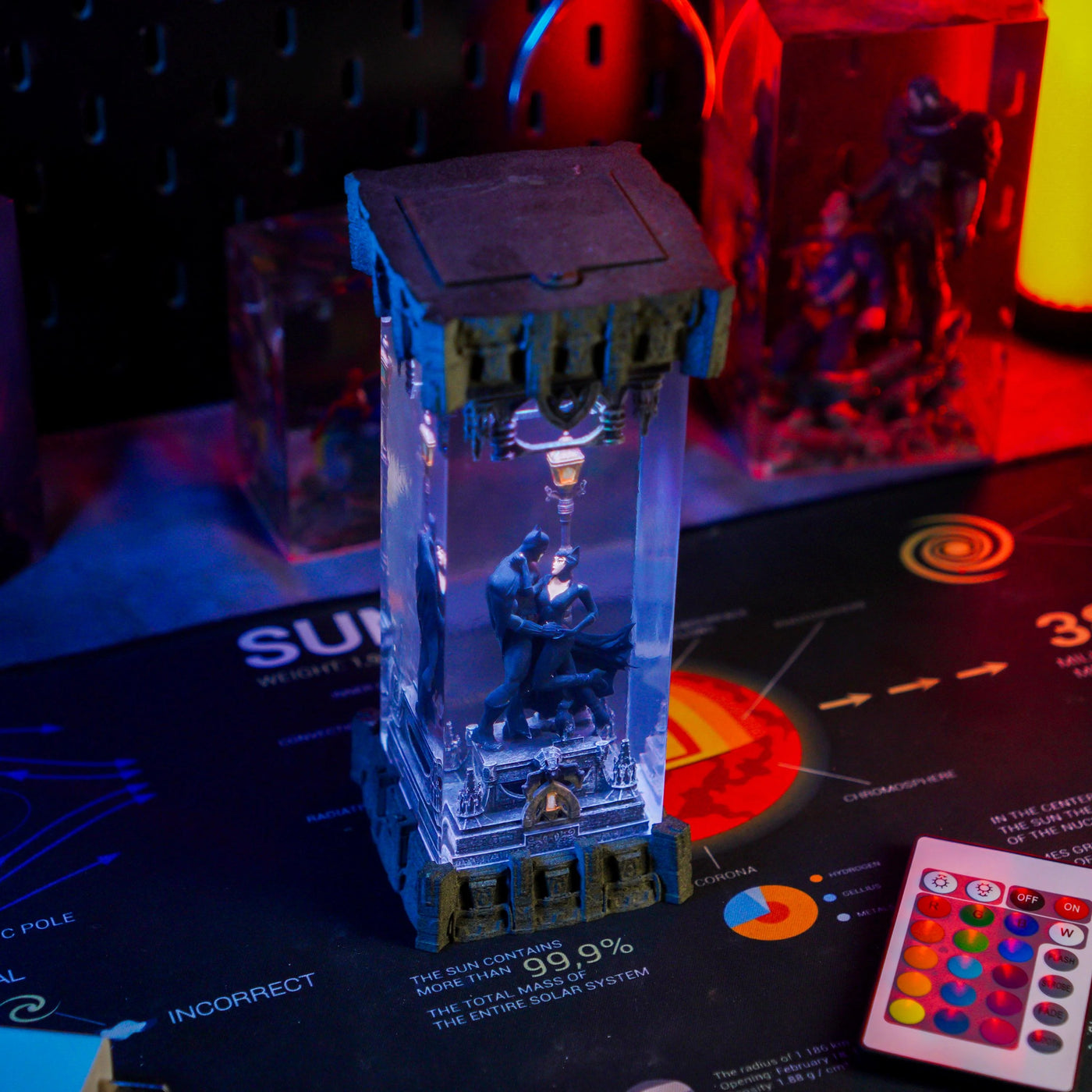 Batman & Catwoman DC Comics Resin Lamp