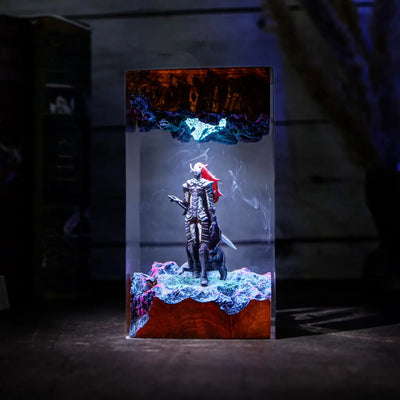 Solo Leveling Igris the Bloodred Resin Lamp