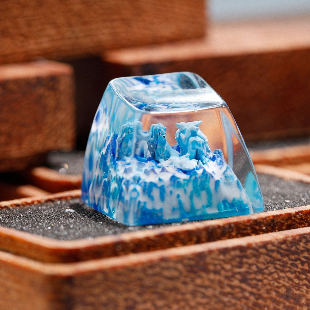 Pokemon - Shiny Ninetales Artisan Keycap