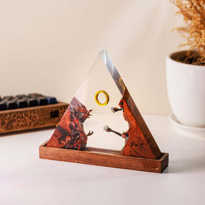 Power Ring Resin Diorama Lamp