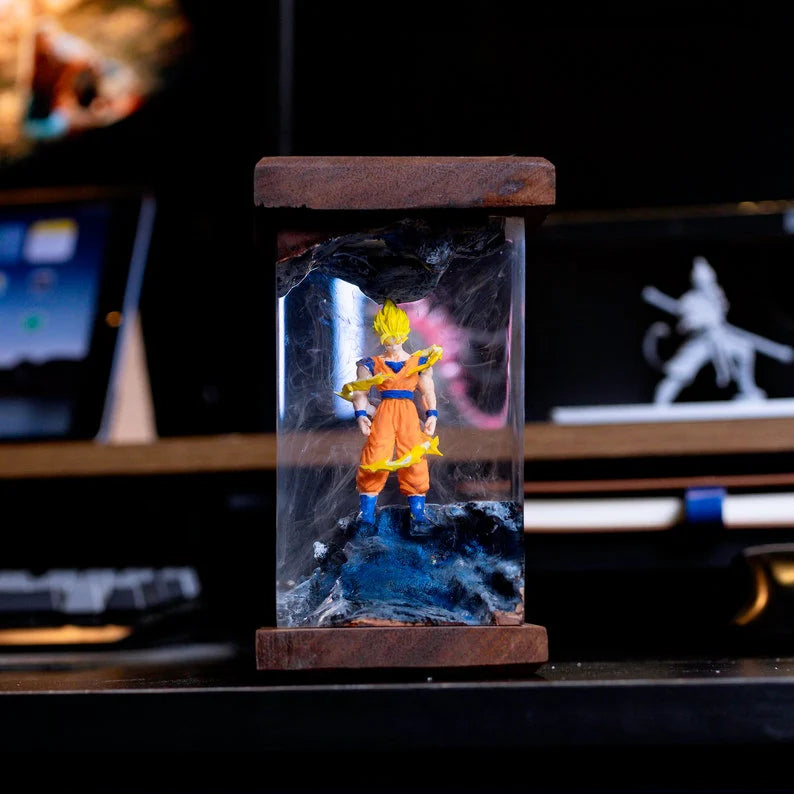 Super Saiyan Goku Dragon Ball Resin Lamp