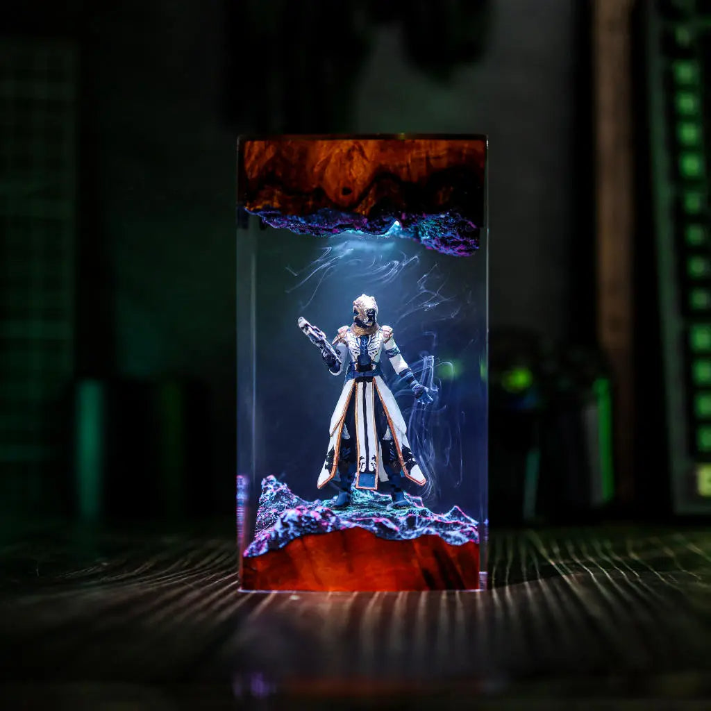 Warlock Iron Banner Destiny Resin Lamp