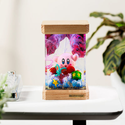 Kirby Pokemons Resin Lamp