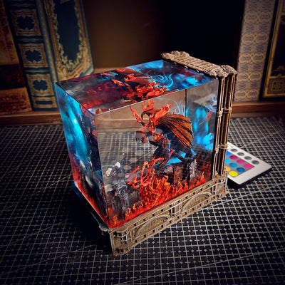 Balrog Galdaf LOTR Resin Lamp