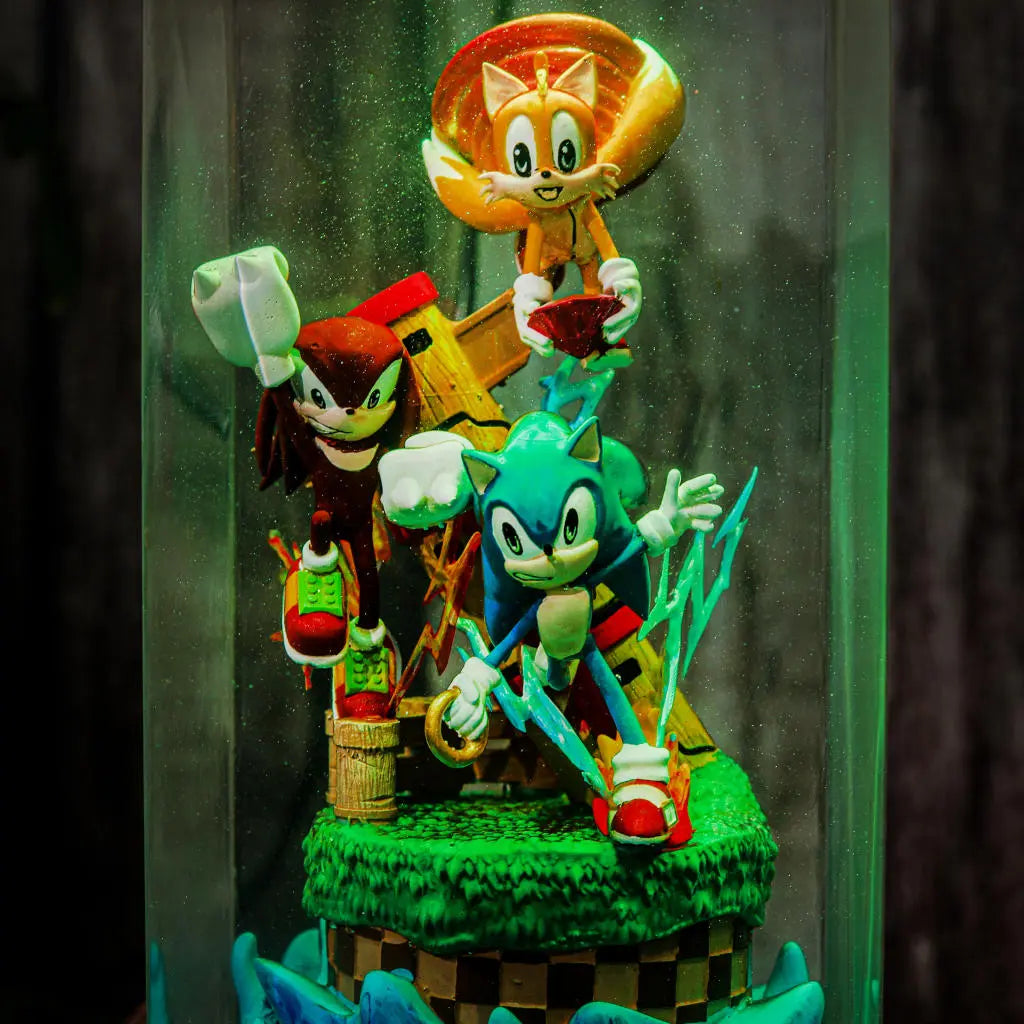 Team Sonic Resin Lamp