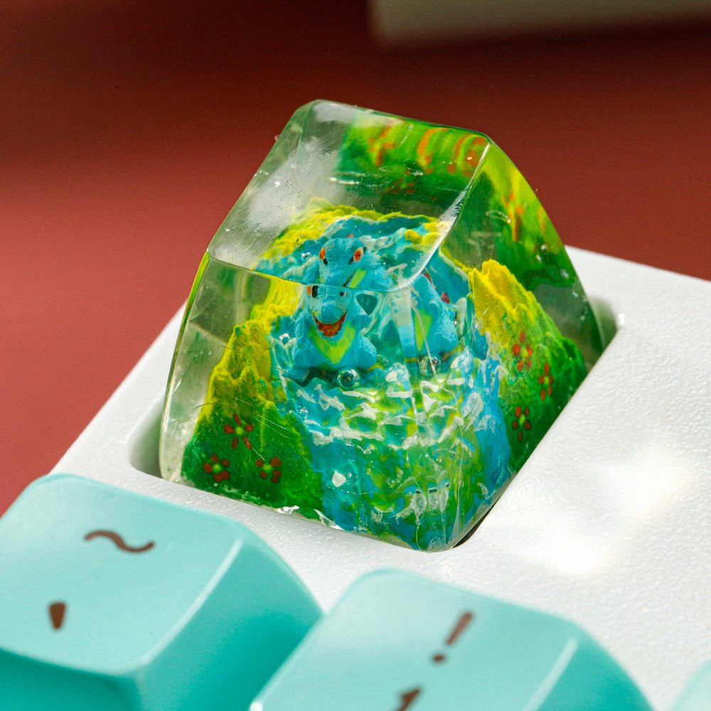 Pokemon - Totodie Artisan Keycap