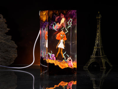 Courage the Cowardly Dog Resin Lamp