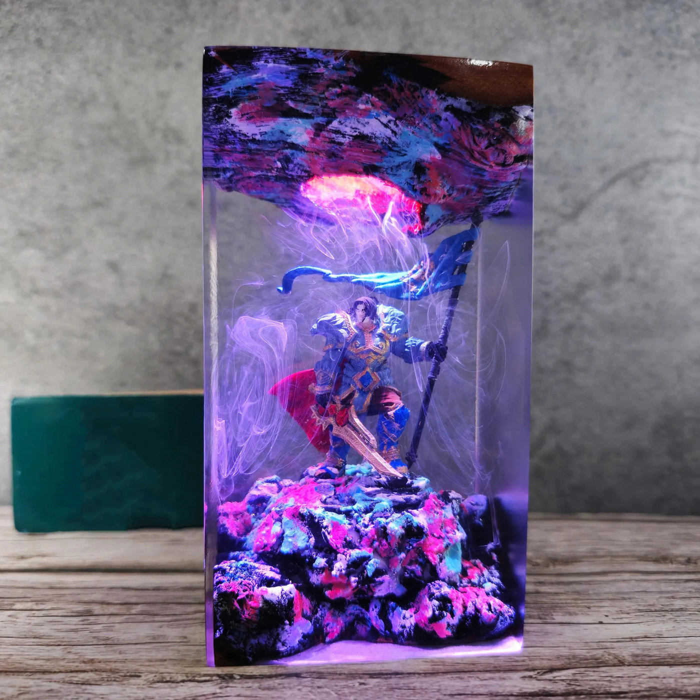 Varian Wrynn Warcraft 3 Resin Lamp