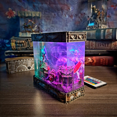 Gundam Battle Resin Lamp