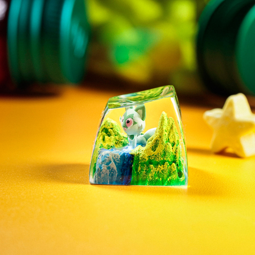 Pokemon - Sprigatito Artisan Keycap  3