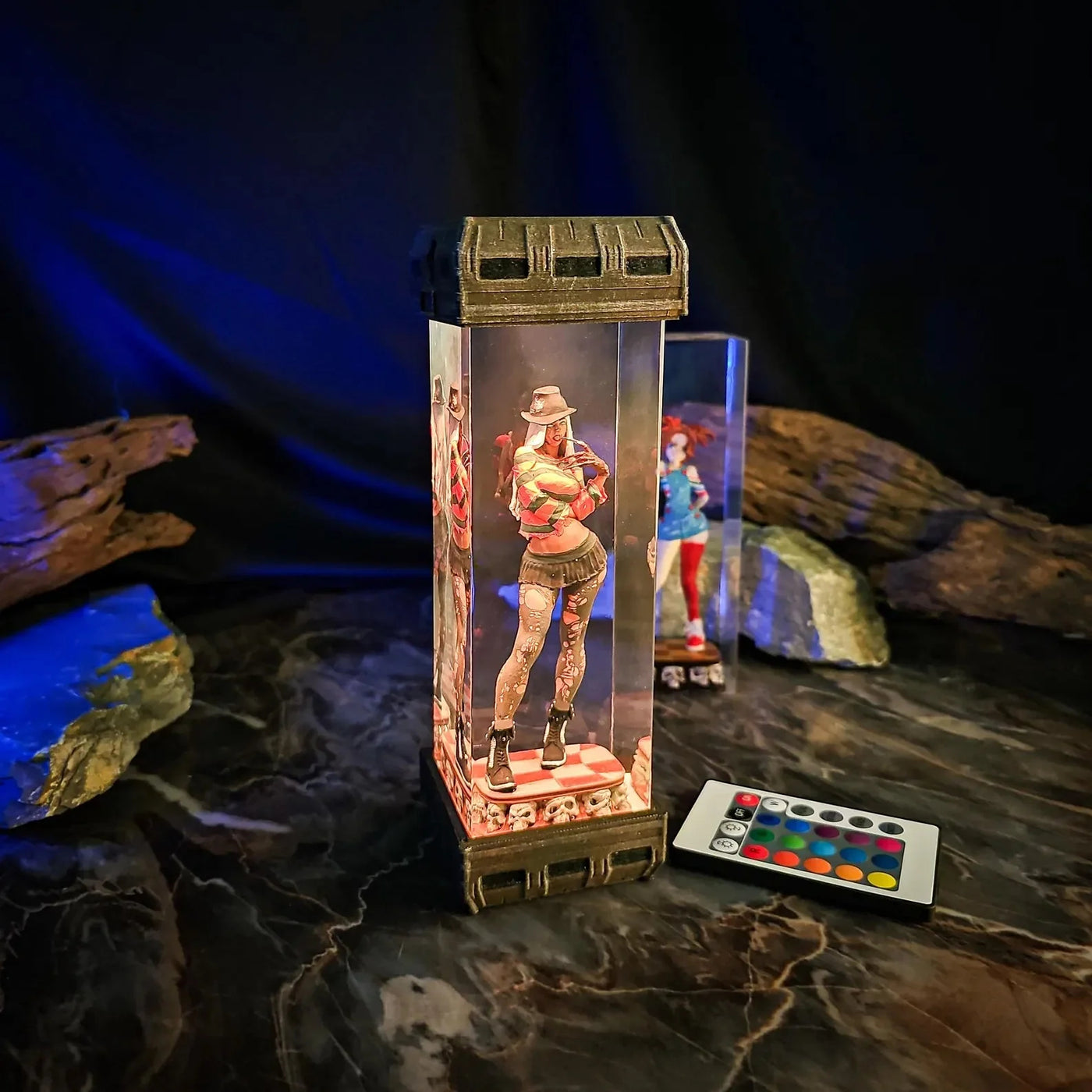 Girl Freddy Krueger A Nightmare on Elm Stree Resin Lamp