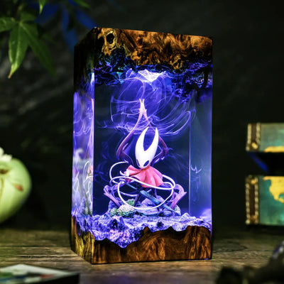 Silksong Hornet Hollow Knight Resin Lamp