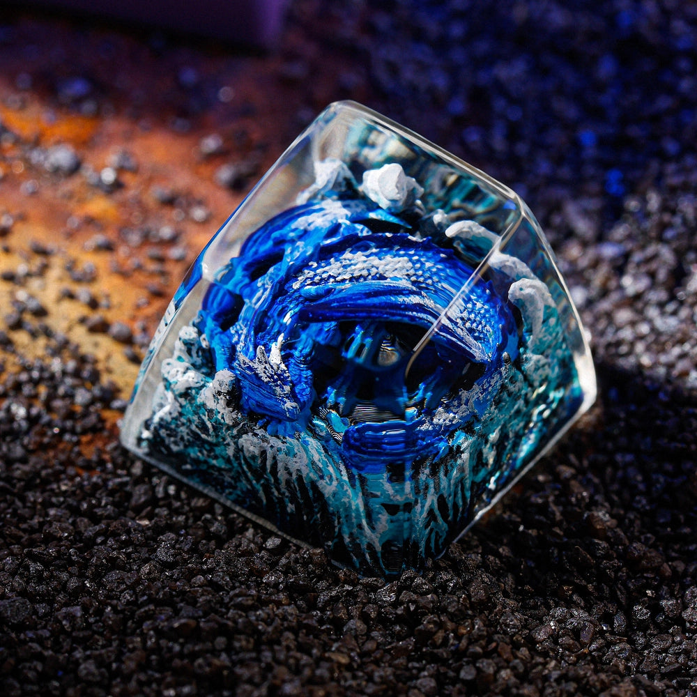 Sleeping Dragon - Blue Artisan Keycap