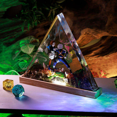 Kakashi vs Rin Naruto Resin Lamp