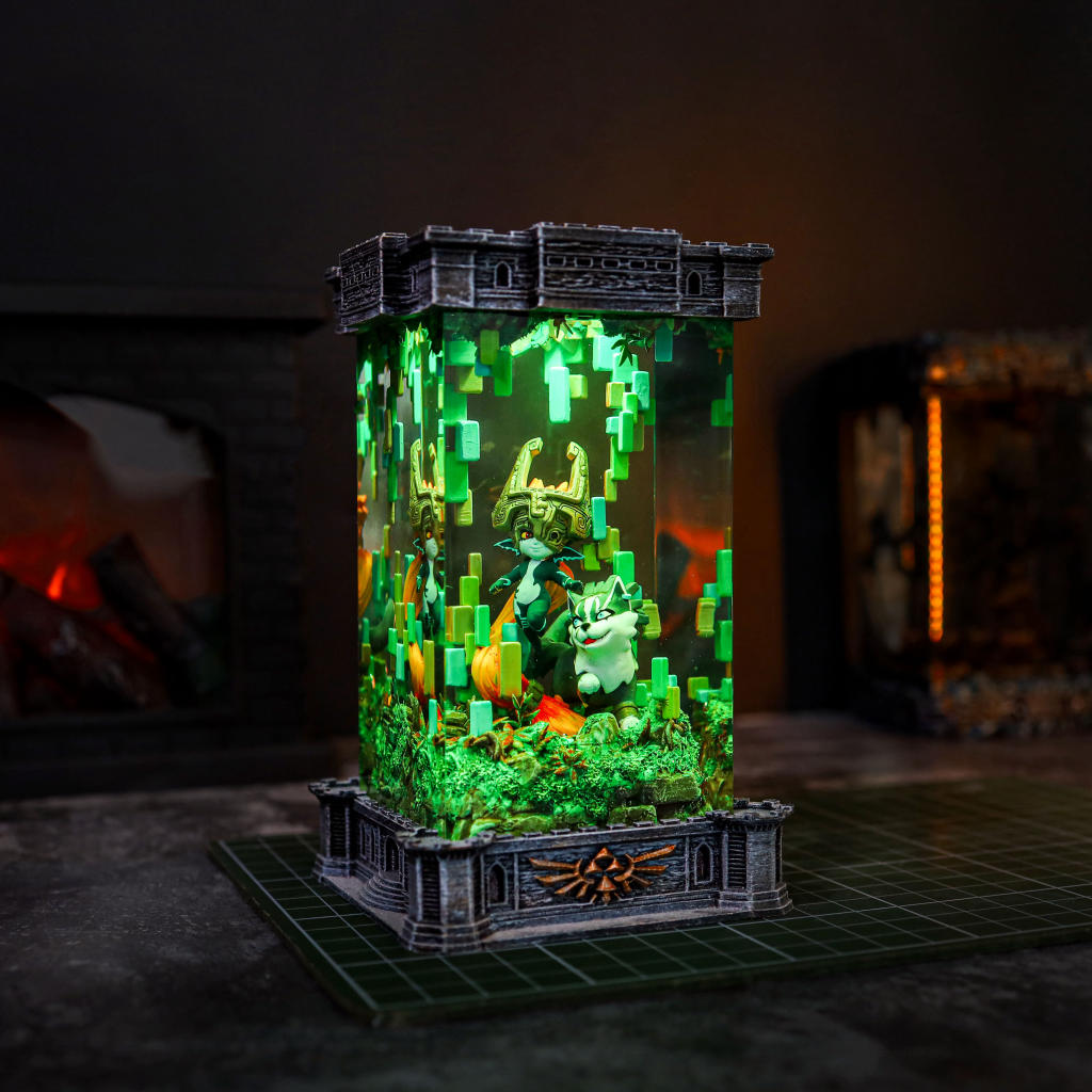 Zelda Midna & Wolf Link Night Lamp