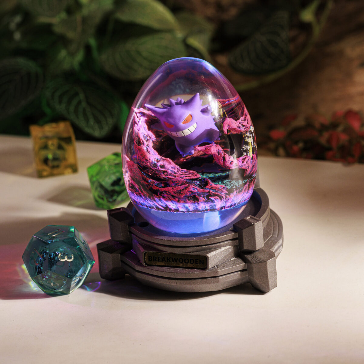 Marvelous Gengar Resin Lamp Egg