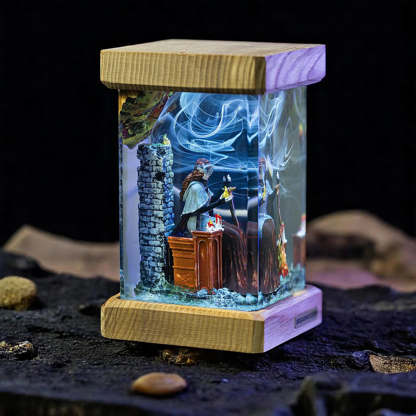 Fire Keeper Dark Souls Resin Lamp