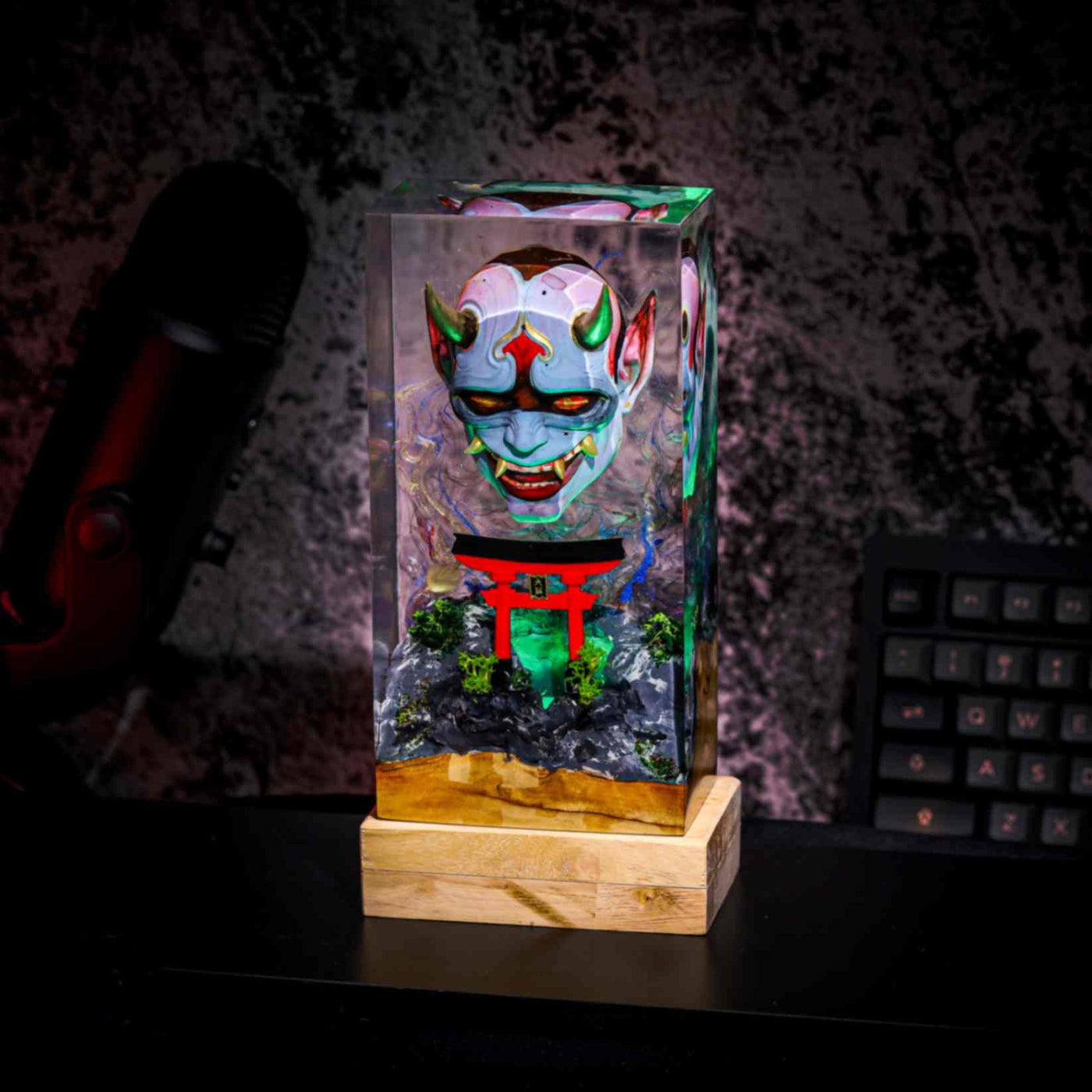 Ori Hannya Japanese Devil Mask Night Light