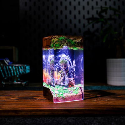 Baby Groot Epoxy Night Lamp