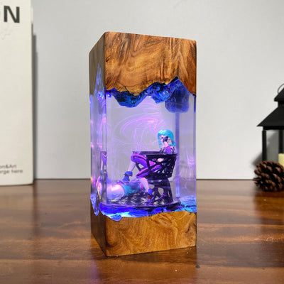Jinx League of Legends Resin Lamp