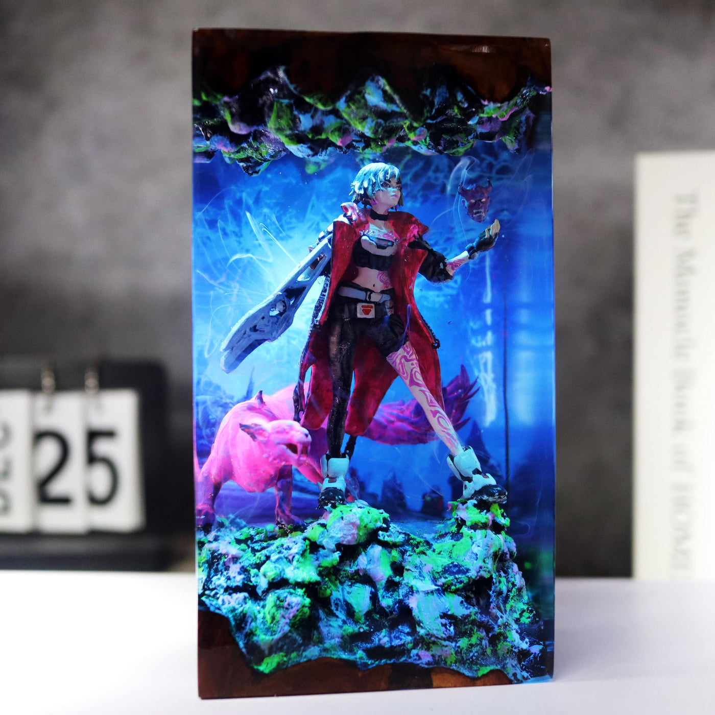 Vex Dark Siren Borderlands 4 Resin Lamp