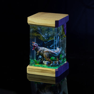 Dinosaur Resin Lamp