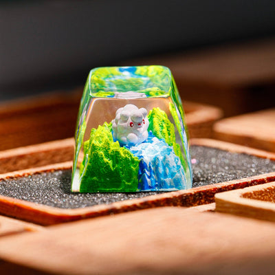 Pokemon - Swirlix Artisan Keycap