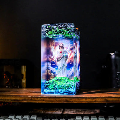 Jesus Resin Epoxy Resin Lamp