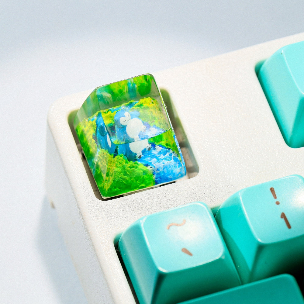 Pokemon - Snolax Artisan Keycap  9