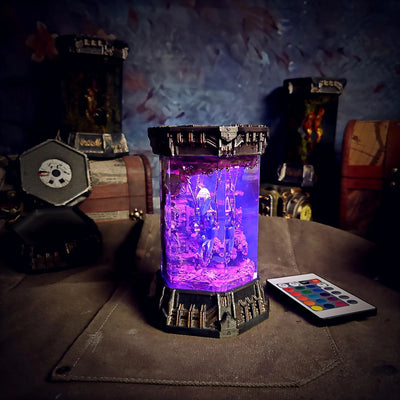Raptor Jurassic World Resin Lamp