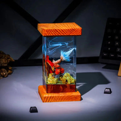 Goku Kamehameha Dragon Ball Resin Lamp