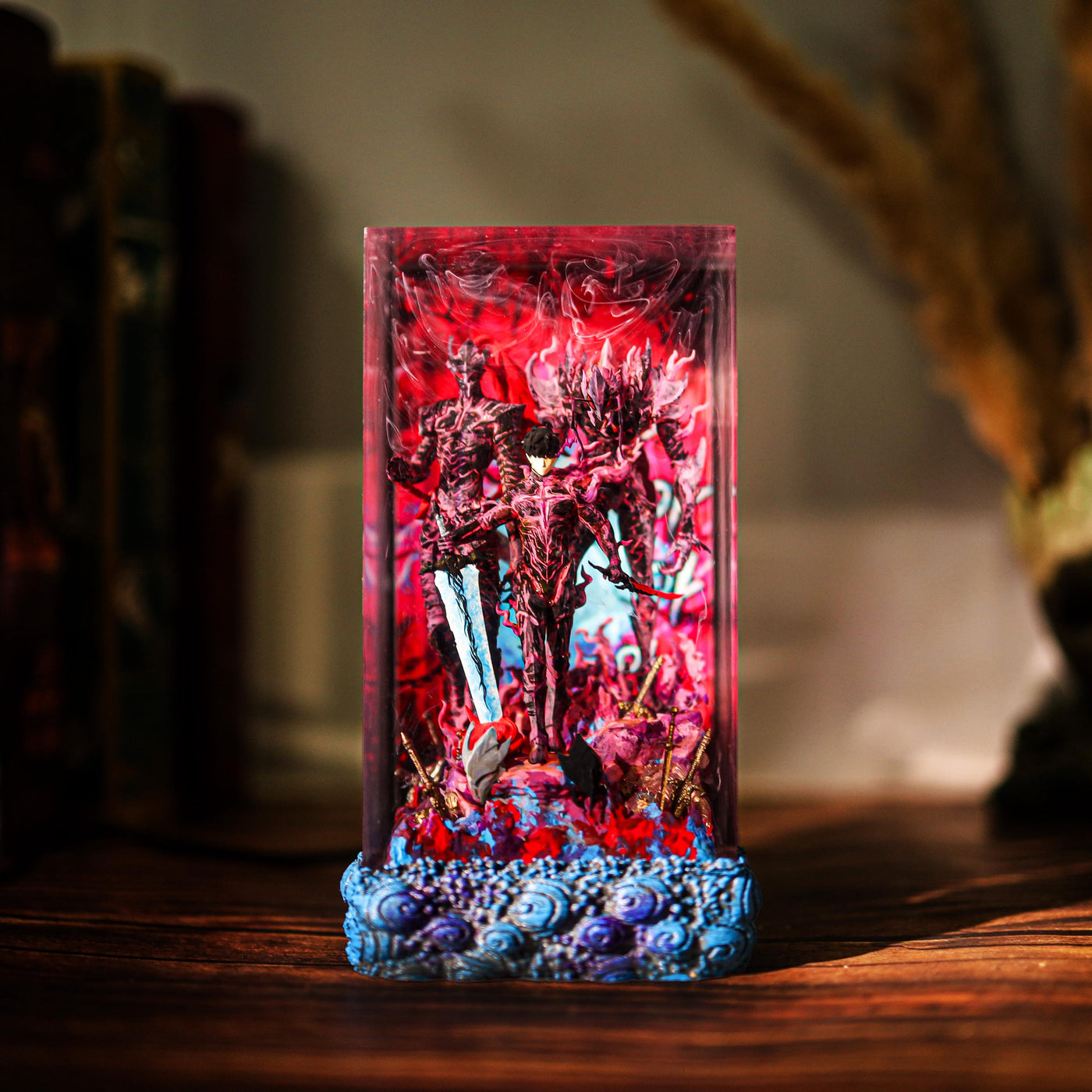 Sung Jinwoo Shadow monarch vs Igris Beru Solo Leveling Resin Lamp