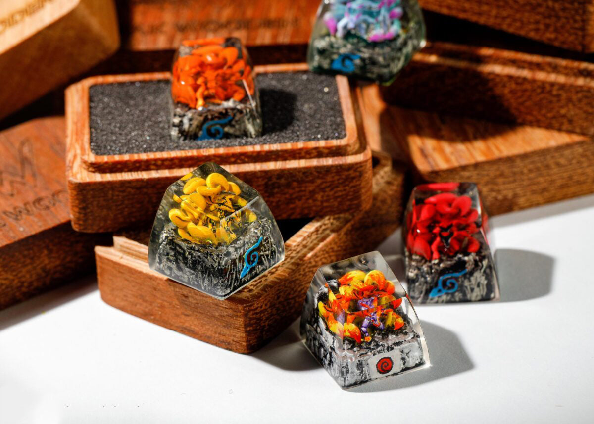 PURPLE ORANGE KYUUBI NARUTO – ARTISAN KEYCAP