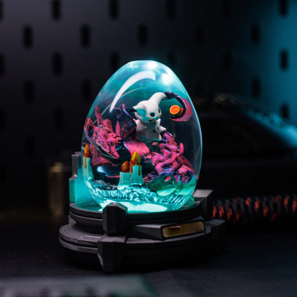 Mimikyu Pokemon Resin Lamp Egg