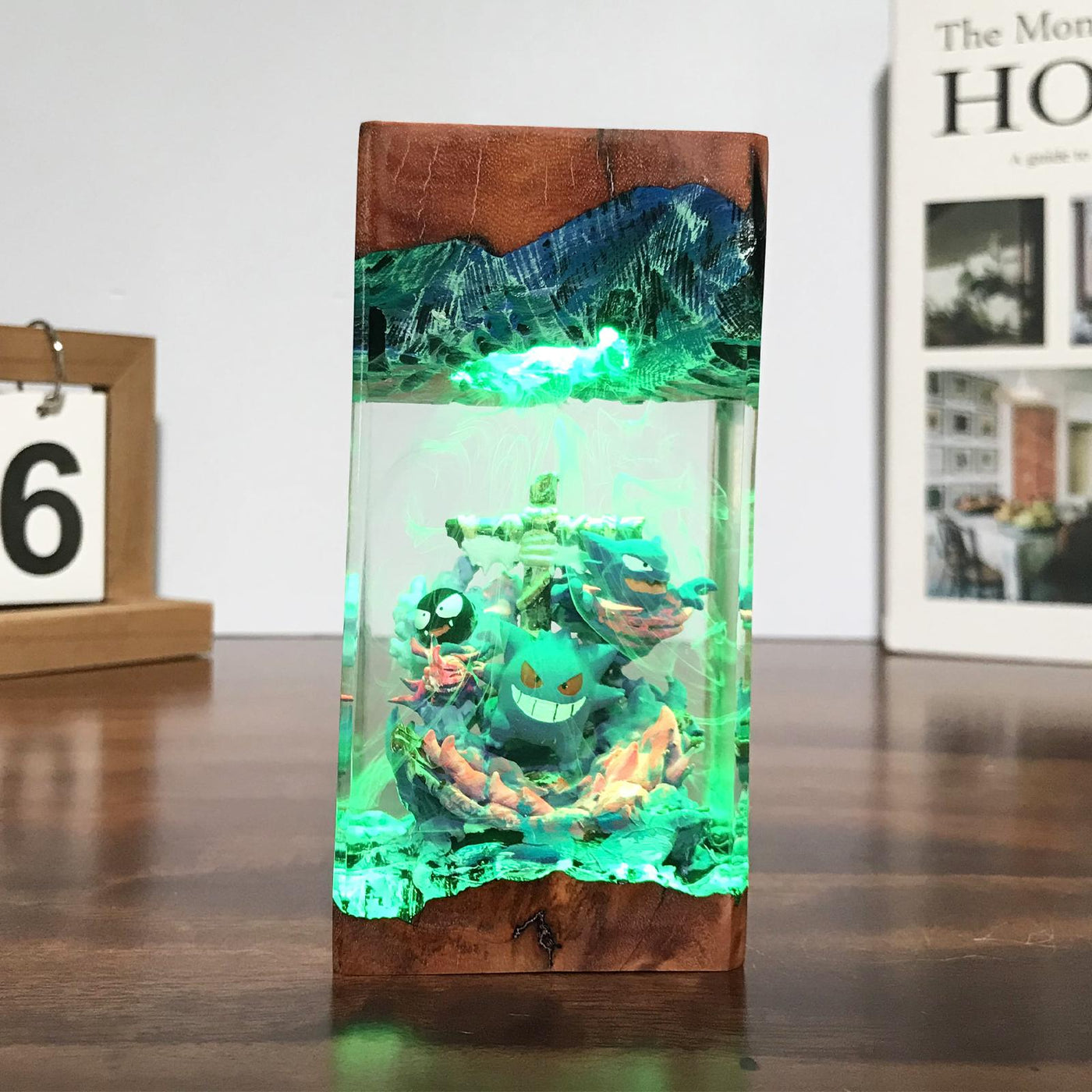 Gengar Haunter Gastly Pokemon Resin Lamp