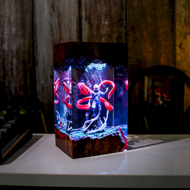 Ken Kaneki Tokyo Ghoul Epoxy Resin Lamp