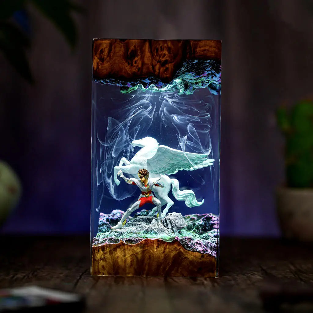 Pegasus Saint Seiya Resin Lamp