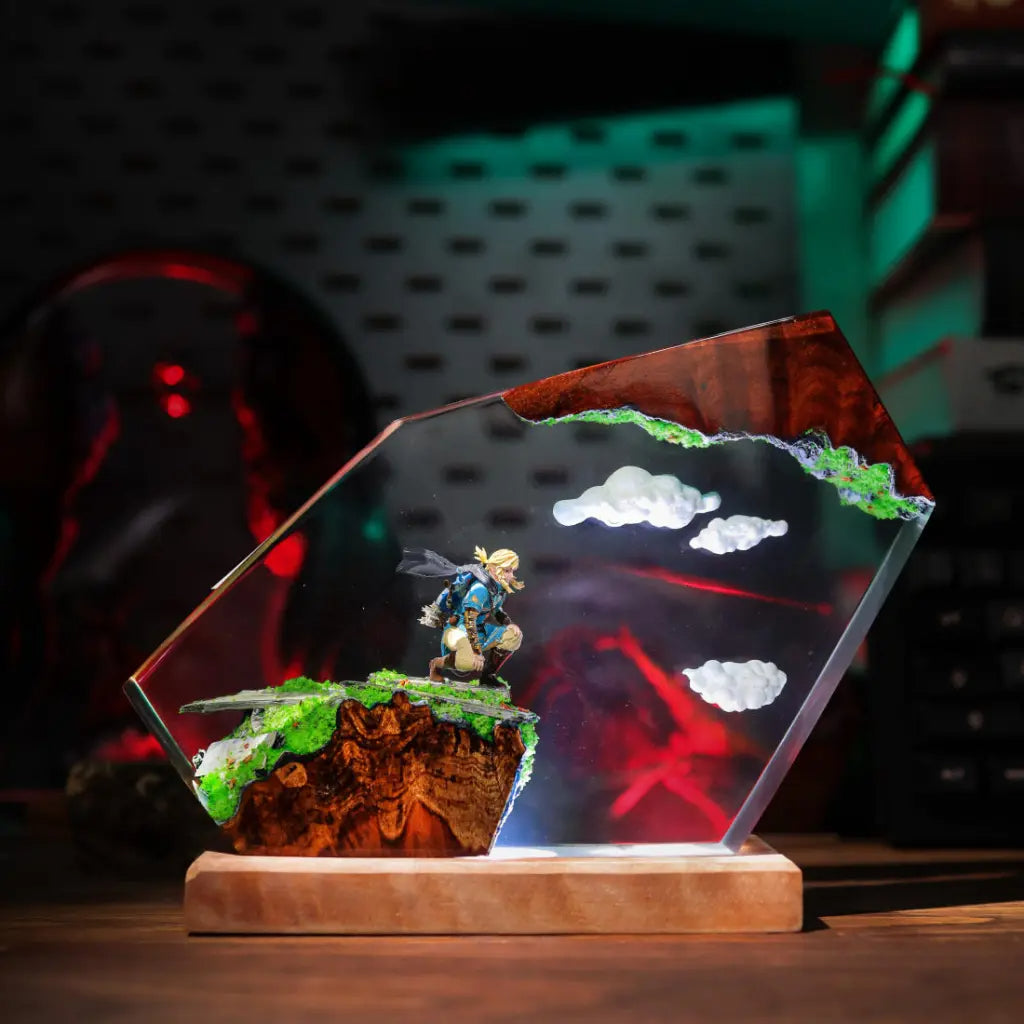 Link Pegasus The Legend of Zelda Resin Lamp
