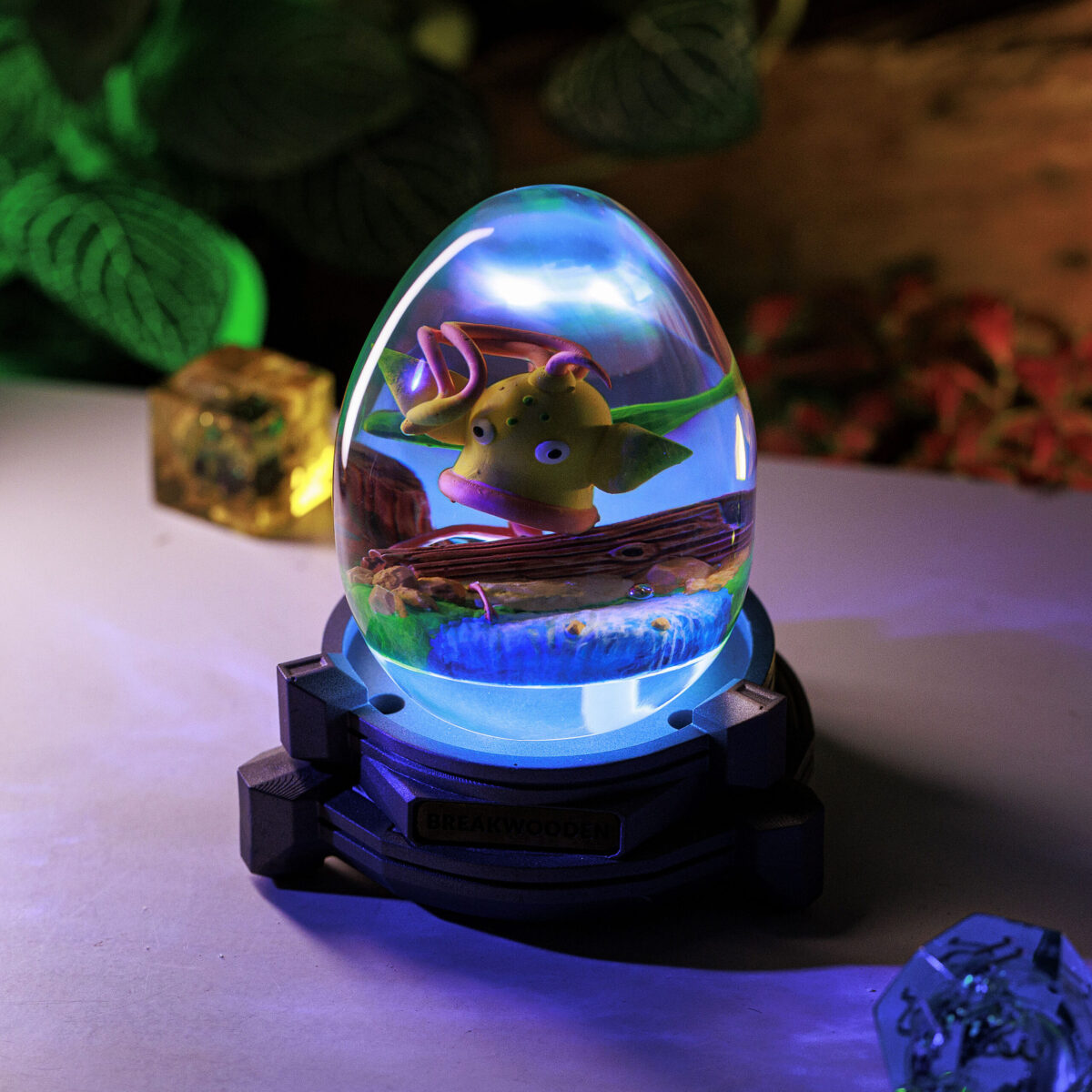 Weepinbell Resin Lamp Egg