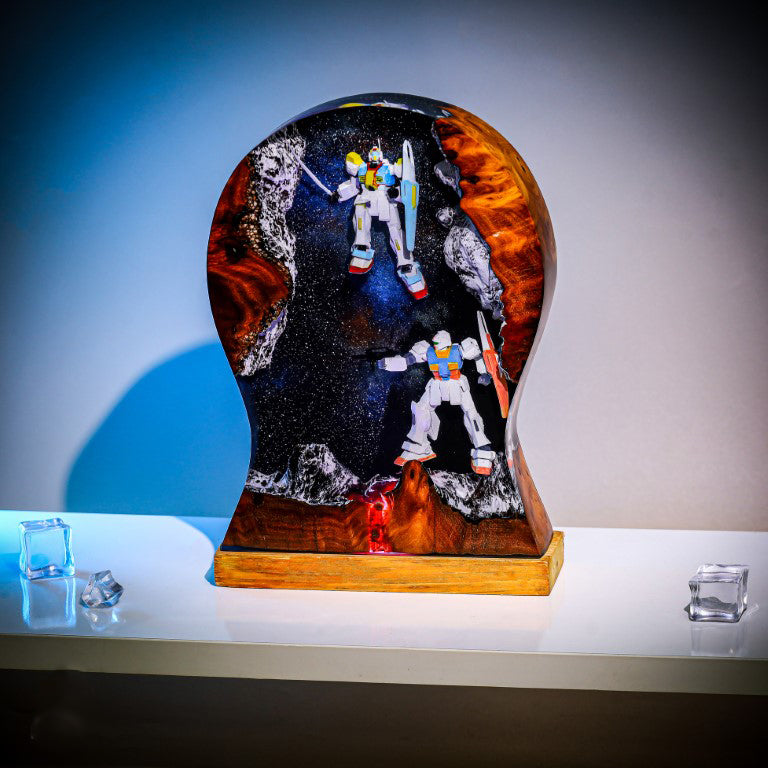 Gundam Night Light & Headphone Stand