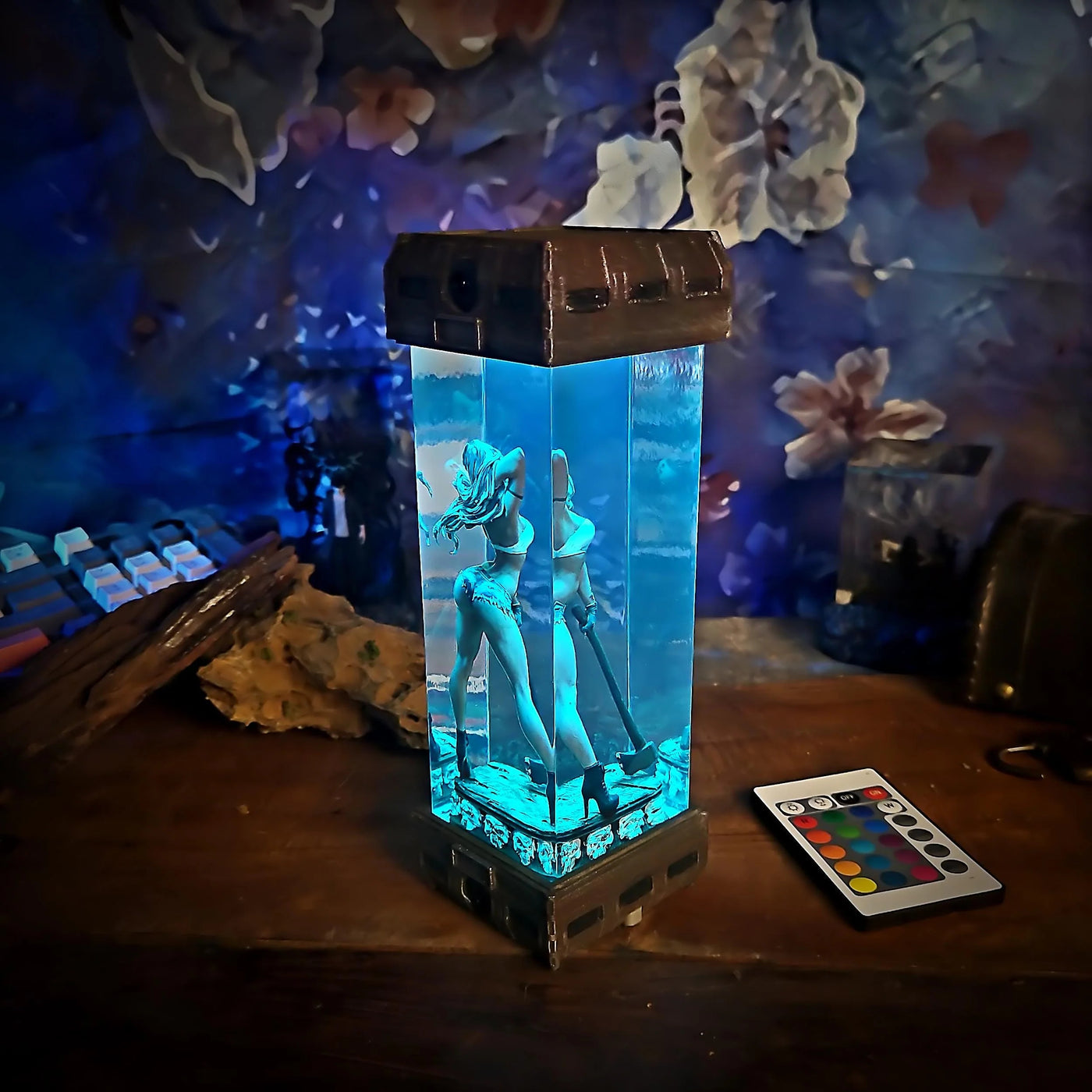 Jason Girl Horror Resin Lamp