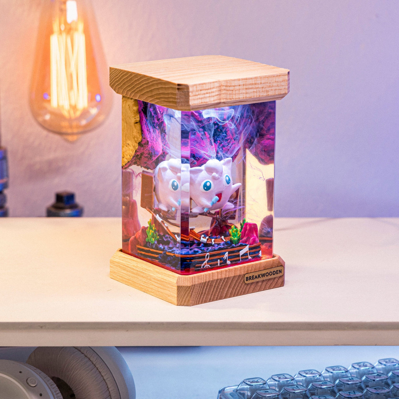 Cute Pokemon World Resin Lamp