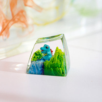 Pokemon - Totodile Artisan Keycap