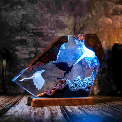 Fire Breathing Toothless Resin Lamp