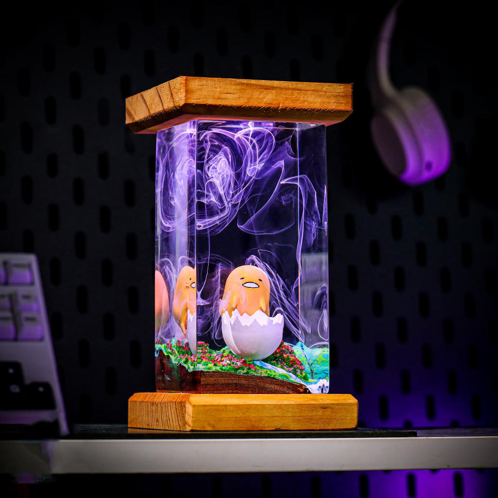 Gudetama Resin Lamp